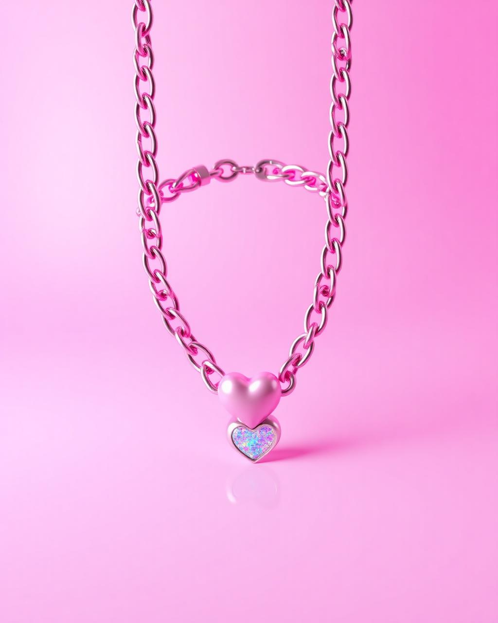 Bubble Heart Choker
